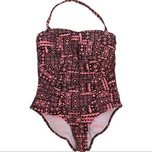 Forever 21 Plus Tribal Print Swimsuit